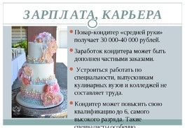 Профессия кондитера🍰 Профессия кондитера🍰