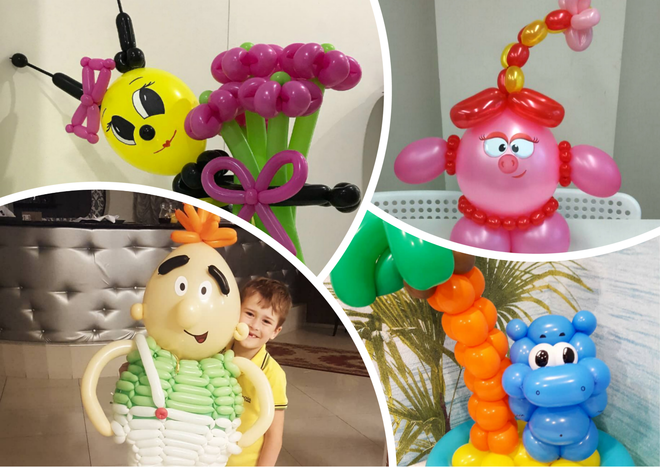 Пчелка, гусеница и еще 13 идей игрушек из воздушных шариков