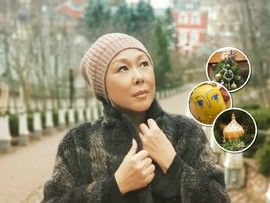 Праздник к нам приходит: Анита Цой показала свои елочные игрушки