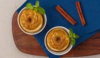 Время полезных полдников! Печеное яблоко с творожным кремом