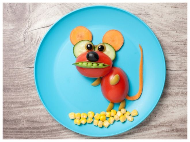 мышка из овощей
