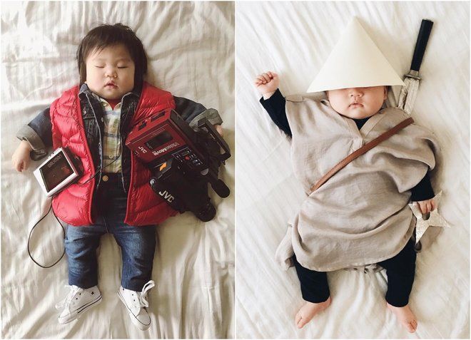 Мама создала удивительный фотопроект со своей спящей дочкой