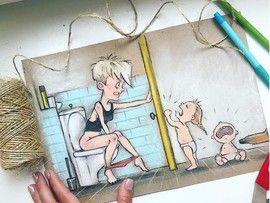Правда в картинках: рисунки о том, как быть мамой
