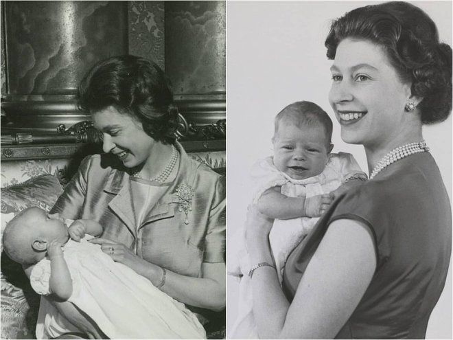 Елизавета II с принцами Эдвардом (слева) и Эндрю (слева) /   Instagram  @britishmonarchy