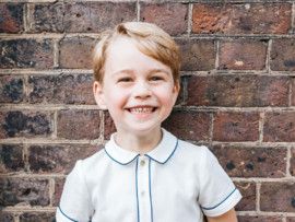 Новый портрет: улыбка принца Джорджа всех покорила